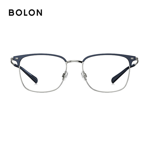 Gacias de Bolon Tyrannosaurus El marco de cejas de titanio de titanio de Glasses Myopia de 25 años de Wang Hedi de Wang Hedi se puede combinar con Ba7009 B70 Light Gun Color/Matte Dark Blue recomendado L-You Visual HD Film 1.60 (dentro de 600 grados)