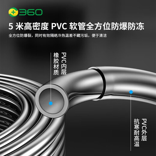 360 wireless high-pressure car washing machine household portable water gun lithium battery cleaning machine powerful floor washing and car brushing tool