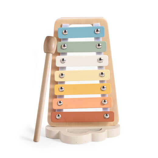 
Orff 6-piece set of baby early education listening exercise wooden comforting piano wind chime children's musical instrument toys Yunduo piano music set