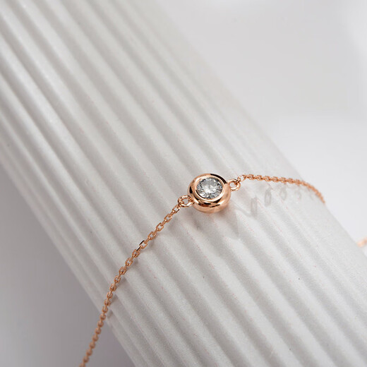 Small white light (light mark) LIGHTMARK small white light Bubble platinum 18K gold diamond necklace bracelet earrings same style ZJNW000075 bubble necklace about 5 minutes Pt950 platinum