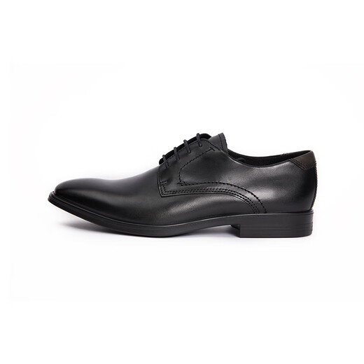 ECCO Men's Business Leather Shoes Men's Shoes Simple Formal Leather Shoes Men's Glossy Leather Shoes Derby Shoes 621634 42
