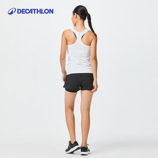 Decathlon sports shorts for women summer yoga pants WSDP quick-drying basic style-energy black S 4479829