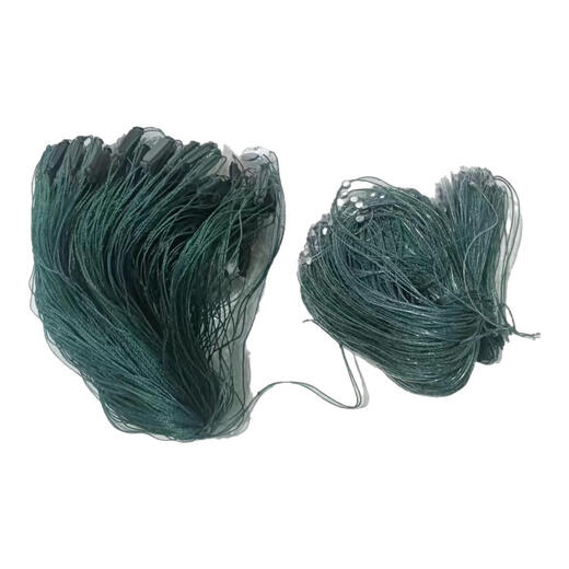 Soft silk three-layer floating net fish net sticky net 1.5 meters 2 meters 3 meters high new three-layer fishing net crucian carp sticky net hanging net 1.5 meters high 2 fingers white silk three-layer floating net 100 meters long