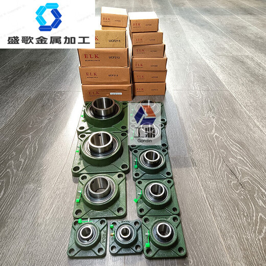 Outer spherical bearing with square seat UCF203F204F205F206F207F208F209F210F212 bearing UCF220 (inner diameter 100mm)