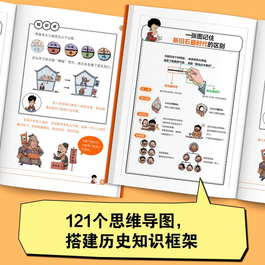 【混子哥边画边讲代表作】半小时漫画中国史（全5册）看半小时漫画，通五千年历史 漫画历史品类累计销量第一  混知出品 陈磊·半小时漫画团队中小学生课外阅读书 科普漫画