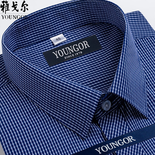 
Yageor flagship official store short-sleeved shirt men's summer pure cotton middle-aged casual business iron-free plaid professional shirts Short-sleeved DX6636 39 suggestions [95-115Jin[Jin equals 0.5 kg]]