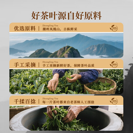Zhongling Phoenix Dantong Duck Shit 2025 Spring New Tea Oolong Class 1 Chaozhou Gaoshan Self-drinking Gift 500g Gift Box Pack