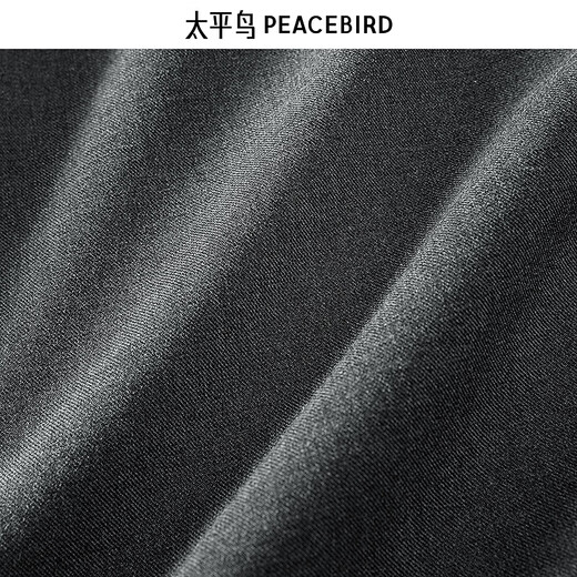 太平鸟男装【商场同款】西服B1BAD3X10 黑白灰7 L