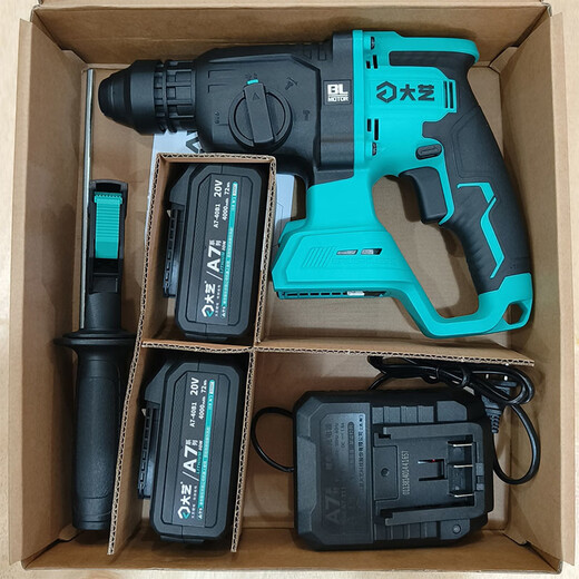 Dayi C6626 bürstenloser Lithiumbatterie Elektrischer Hammer A7 bürstenloser wiederaufladbares Hochleistungs-Wireless-Aufprall-Drill-Dreizweck-Elektropick