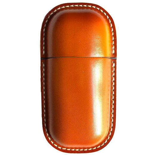 Sanqi Tiger Lederbrillen Kiste Gemüse gebräuntes Kuhpferlner Retro-Kompressionsresistente Männer und Frauen Sonnenbrille Sonnenbrille Aufbewahrungsbox Hartes Lederhand Handgefertigt Blau