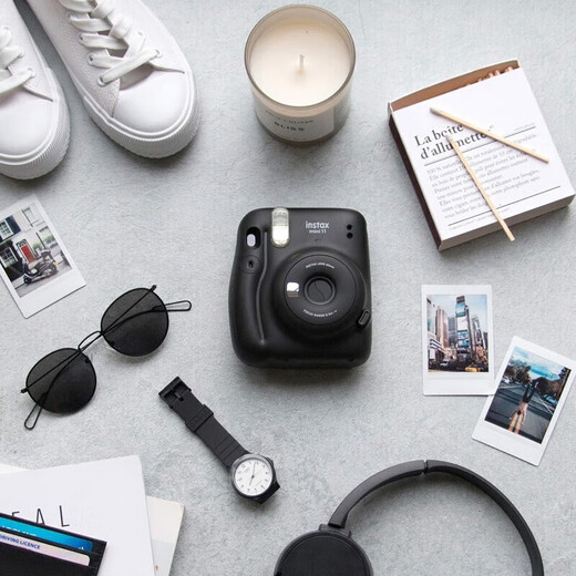 Fuji (FUJIFILM) Polaroid mini11 camera 7/9 upgraded photo paper one-time imaging photo birthday gift Mini11 clear sky blue