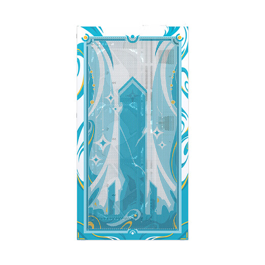 瓦尔基里（VALKYRIE）VK03 MIST ATX 游戏电脑台式机箱 支持360水冷 270°海景房 UV喷绘