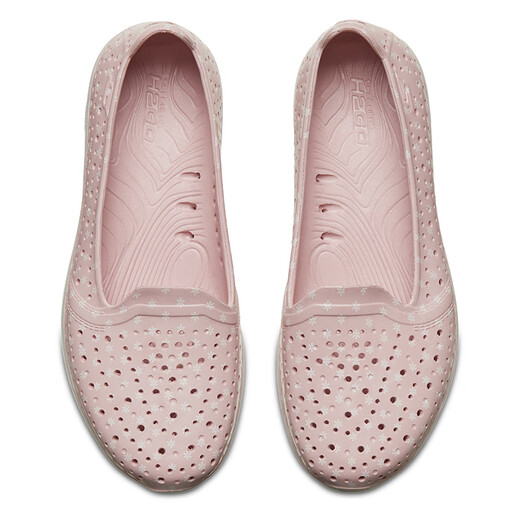 Skechers Damenschuhe Sommer 2025 Neue Sandalen mit atmungsaktiven Hausschuhen weicher Sohle leichter Schock absorbieren lässige Schuhe Lochschuhe 14697-PKW/Pink-White 40