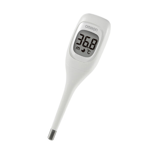 Omron Omron MC-681 Elektronisches Thermometer Thermometer Messung der Körpertemperatur Großbildschirme Home kann für orangefarbene Farbe verwendet werden
