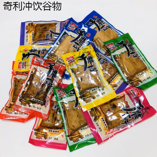 [3523 personas recolectan] Tofu de tierra de mano de la aldea de la aldea de Baiwei Baiwei Mezcla mezclada con Tofu tierno Spicy Bulk de múltiples sabores a la plantilla cinco, Sabor original de salsa Asportada 2Jin [Jin equivale a 0.5 kg] Nuevo sabor a frijoles duros secos.