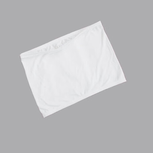 Summer white modal bra-wrapped polycotton base bra long anti-exposure thin tube top for women without pads large size 2 pieces white 29 styles L (100-130Jin Jin equals 0.5kg)