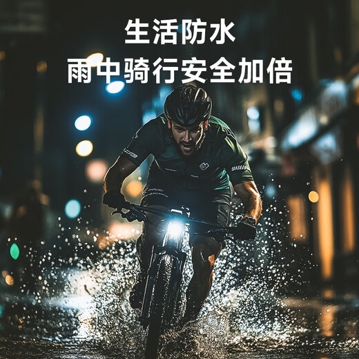 LEM自行车灯前灯强光超亮夜骑尾灯山地公路车手电筒儿童防水骑行装备