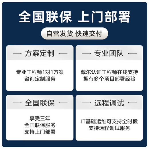 Dell (DELL)[R760][Raft Server] Storage Database DeepSeek Local Deployment 1*4410Y丨2*32G丨3*2T Enterprise丨H755丨2*800W