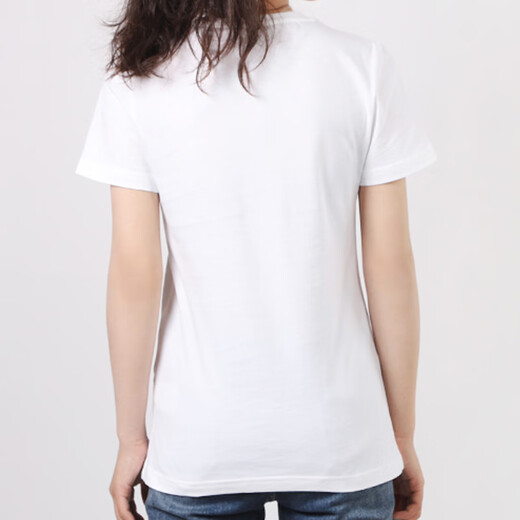 Adidas Summer Summer à manches courtes à manches courtes Casual Round Cound confortable T-shirt Top FJ5012 FJ5012 White XS