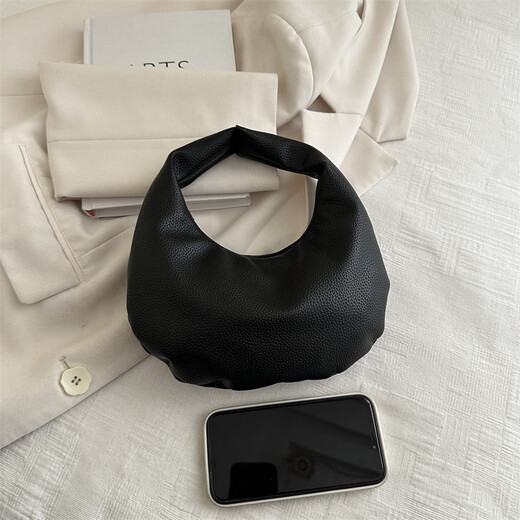 Dadong Nischendesign Frauenbag 2025 Neue weiche Leder Textur Cloud Handtasche Knödelbeutel Einfacher Mode -Handtaschen -Tasche grau