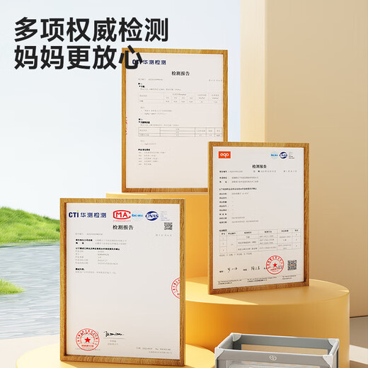 Coolbaby crib removable 0-3 years old multifunctional splicing bed foldable 1 basic bed + folding mattress + storage basket