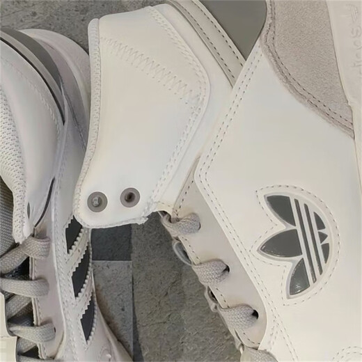 阿迪达斯 （adidas）三叶草男女鞋子2023冬季新款经典高帮舒适休闲板鞋IF2694 IF2674 白蓝 正品保证 假一罚十 42