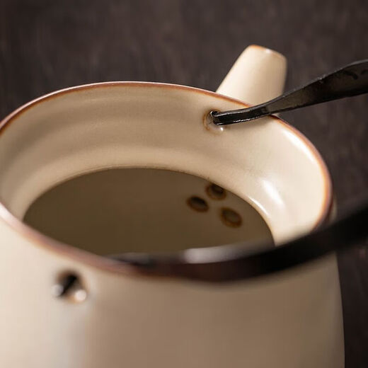 Beige Ru Kiln Kung Fu Tea Set Complete Set for Home Drinking High-end Ceramic Tea Lift Kettle Tea Cup Beige Ru Kiln One Pot and Two Cups