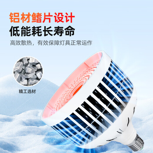 The most beautiful LED light bulb energy-saving lamp white light super bright high-power indoor lighting factory e27 screw bulb type 65-white light E27 screw