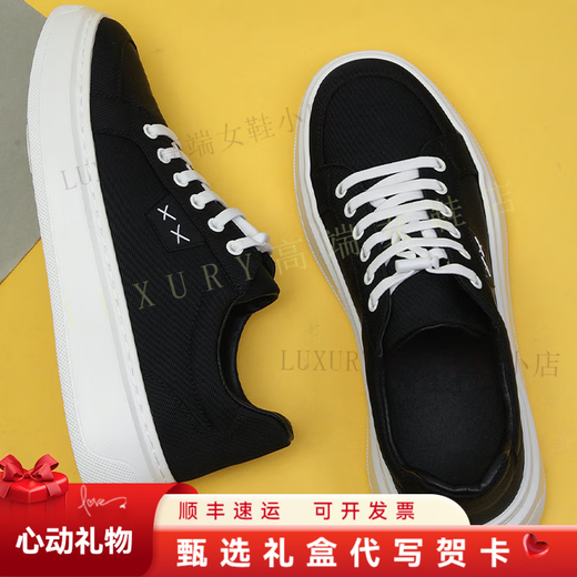 KLWPVD canvas shoes for men 2025 new spring and summer breathable men's shoes one-foot lazy shoes black casual shoes black 39