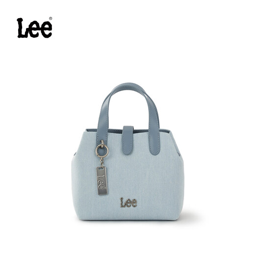 LEE2025年新款手提斜挎单肩包包包女包大学生通勤上学时尚潮流 浅蓝色