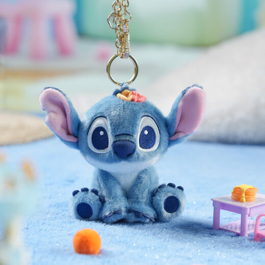 Disney (Disney) Strange cute pendant keychain doll plush toy girl birthday gift girl Valentine's day gift