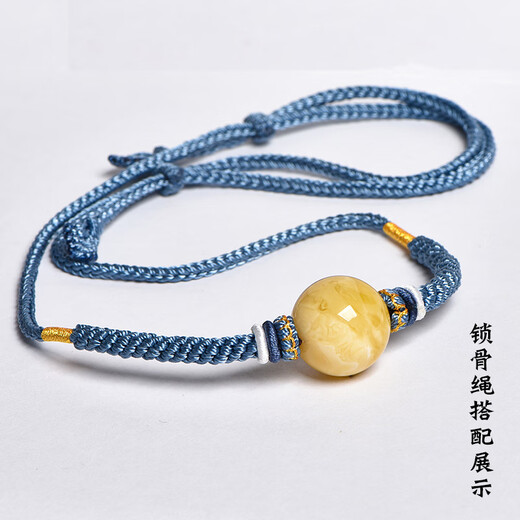Pangdonglai quality natural beeswax bracelet fidelity raw ore Russian material beeswax large round bead single bead Vajra Bodhi monkey approximately 16.6mm [No. 1478] with certificate