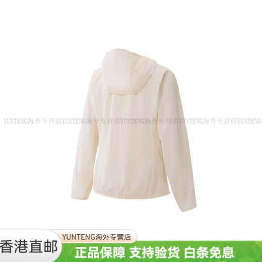 KOLON SPORT户外运动轻量防风高领连帽弹力户外工装夹克外套女款休闲百搭舒适 淡鹅黄CR XS