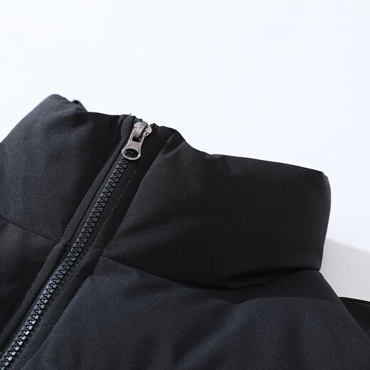 Charles Heart and Wang Churan Same Style Men and Women Couples Same Style Winter Thickened Cotton Clothes Bread Clothes Black M