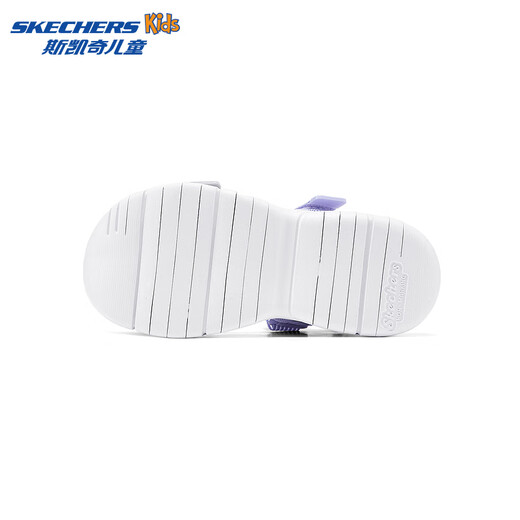 Skechers Skechers Girls' Versatile Open Sandals Children's Summer Velcro Casual Open-Toe Beach Shoes 319203L Lavender/LAV 36