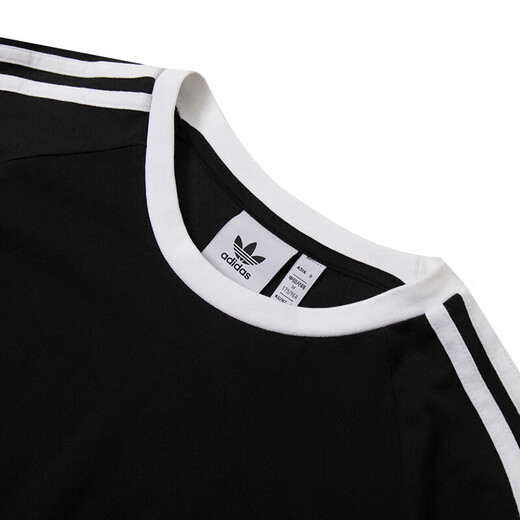 阿迪达斯 （adidas）三叶草男装25夏季新款运动服时尚潮流休闲圆领套头衫透气长袖T恤 IA4877 L