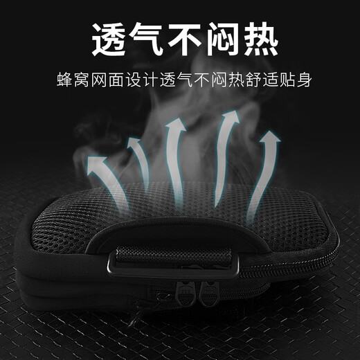 Running equipment, sports mobile phone arm bag for men and women, lightweight mobile phone bag, morning running arm bag, outdoor fitness wrist bag, starry sky gray three-pack wrist and arm dual-use model 6.9 inches