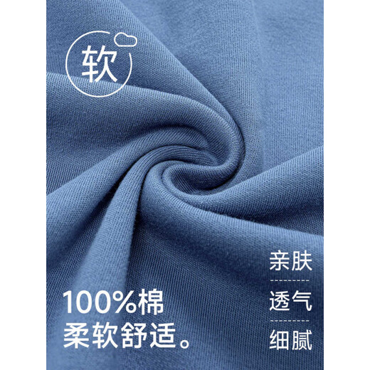
Palando pure cotton pajamas men's summer thin loose large size short sleeves 2025 new fabric high-end home clothing set for boys 13603 L weight 100-120Jin [Jin equals 0.5 kg]