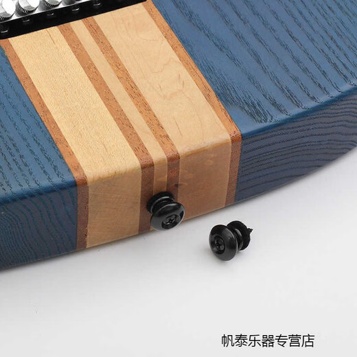 Zannie Bronze Guitare Bouteau Bouton Ukulele Tail Nail Bass Bass Fixe Boucle anti-glissement
