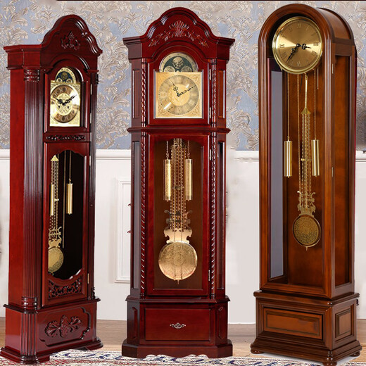 Yilisidu German quality clock new living room floor clock Hemler movement European mechanical clock northern vertical clock Chinese style 9922 North Star 31-day movement 14 inches