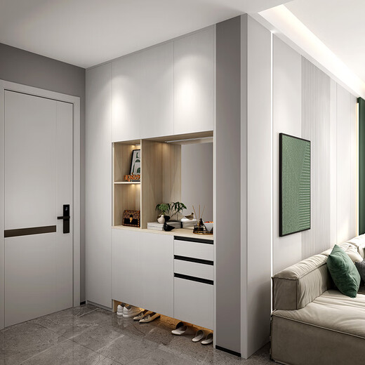 Sophia Wardrobe Whole House Customized Bedroom Wardrobe Home Large Wardrobe Cloakroom TV Cabinet 2025 New Smart Package 22 Customized Cabinet Package