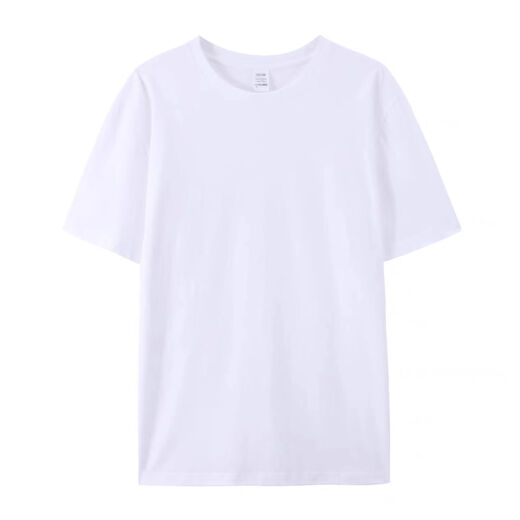 Étudiants de vêtements pour femmes 2025 Nouveau style coréen décontracté Luge grande taille Student blanc rond cou rond à manches courtes pour femmes T-shirt pour femmes 1048 m
