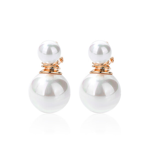 Qlady Imitation Pearl Ear Clip Women's No-Ear Hole Temperament High-end Earrings 2025 New Light Luxury Earrings Birthday Gift