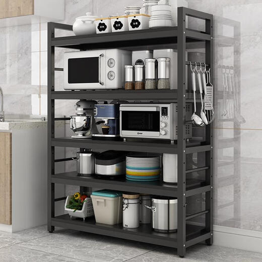 
Sanqihu kitchen large capacity storage rack floor-standing multi-layer microwave oven oven electrical cabinet multi-function pot storage rack 3-layer 12035