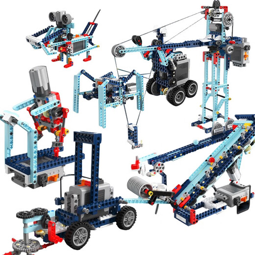 AORI (AORI) Science expérimentale Science et éducation Electric Building Bloum Assembly Toys Power Programming Robot 8 Boys and Childre