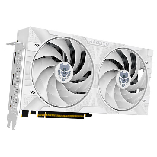 VSTARMOR AMD RADEON RX 9060 XT 8GB OC white alloy e-sports game AI rendering design intelligent learning desktop computer independent graphics card
