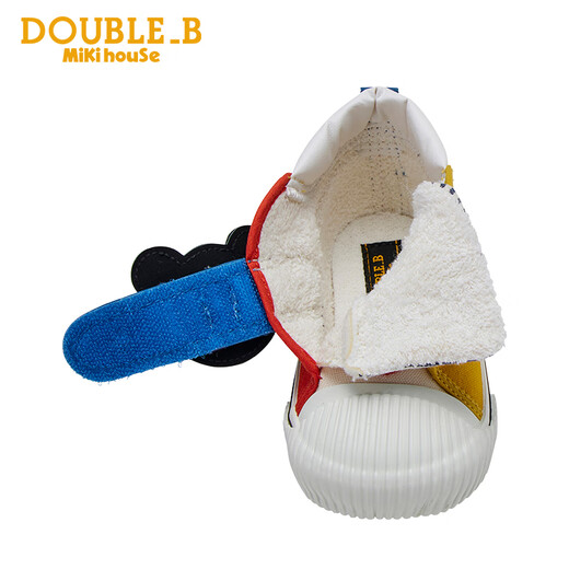 MIKIHOUSE Japanese-made toddler shoes baby non-slip Bear King shoes for boys and girls shell toe mandarin duck shoes DOUBLE_B multi-color 13.5 (suitable for feet 13cm long)