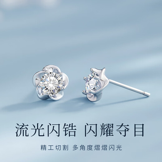 Central Chuang Fashion Chinese Gold and Silver Earrings Girls Birthday Gift Women's Earrings Earrings Light Luxury Niche High-End S925