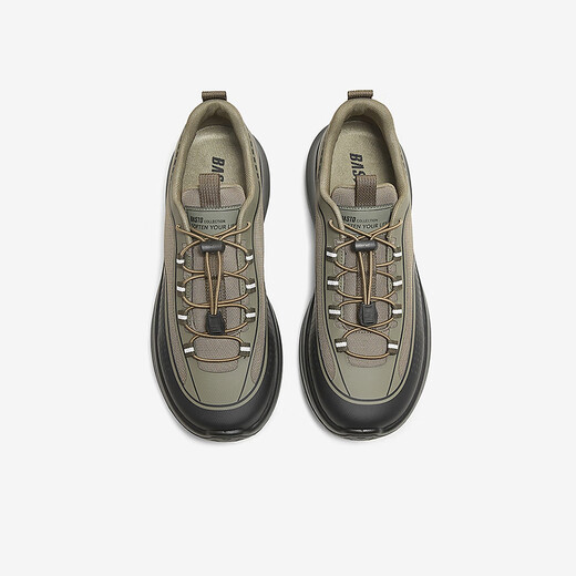 
Best 2025 autumn mall new comfortable thick sole breathable casual sports shoes trendy men's shoes 15910CM5 green 43