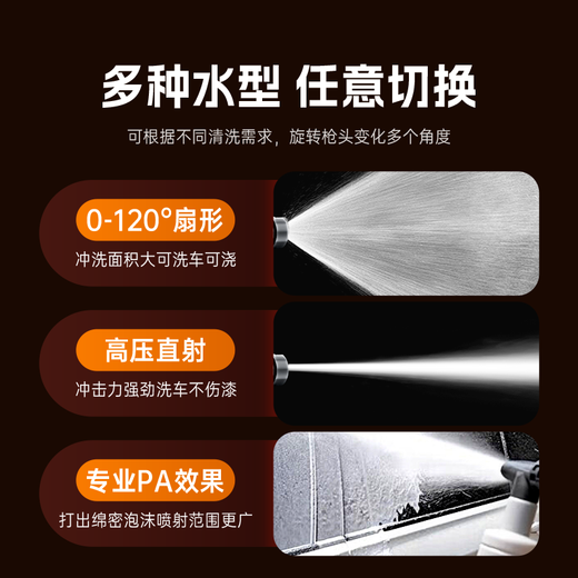 Huiduoduo car washing machine ultra-high pressure water spray gun washing machine industrial commercial pure copper powerful floor washing water pressure 800 kg